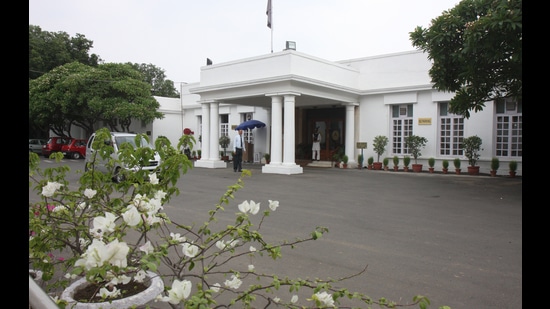 The Gymkhana Club,At Safdar Jung Road,In New Delhi on Wednesday. HT Photo By SUSHIL KUMAR