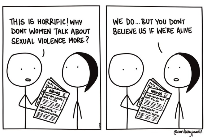 Sexual Violence(@sanitarypanels)