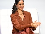 Meghan Markle showed off her dance moves during Colombia tour (Photo by Raul ARBOLEDA / AFP)(AFP) Meghan Markle showed off her dance moves during Colombia tour (Photo by Raul ARBOLEDA / AFP)(AFP)