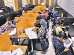 Such spaces, often operating 24x7, brand themselves as libraries but typically are little more than reading rooms. (HT Archive) Such spaces, often operating 24x7, brand themselves as libraries but typically are little more than reading rooms. (HT Archive)