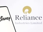 Disney and Reliance logos are seen in this illustration (Reuters)