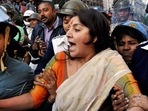 Actress turned BJP leader Locket Chatterjee being summoned by Kolkata Police. Actress turned BJP leader Locket Chatterjee being summoned by Kolkata Police.