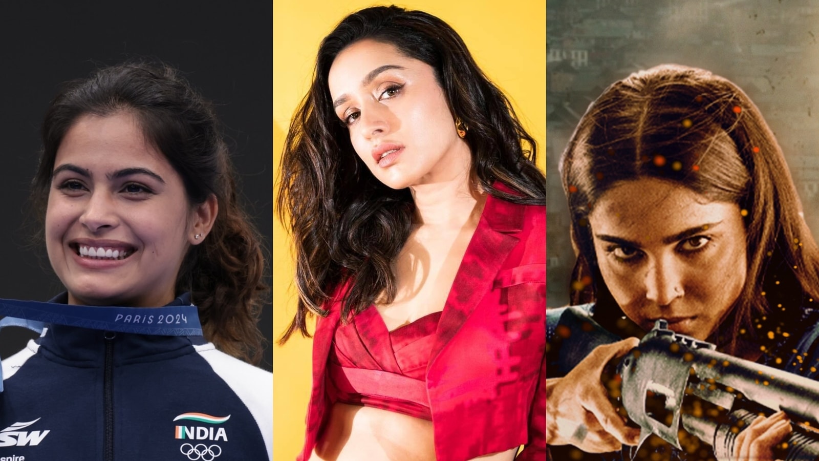 Manu Bhaker, Shraddha Kapoor, Sharvari—Girls India loves!