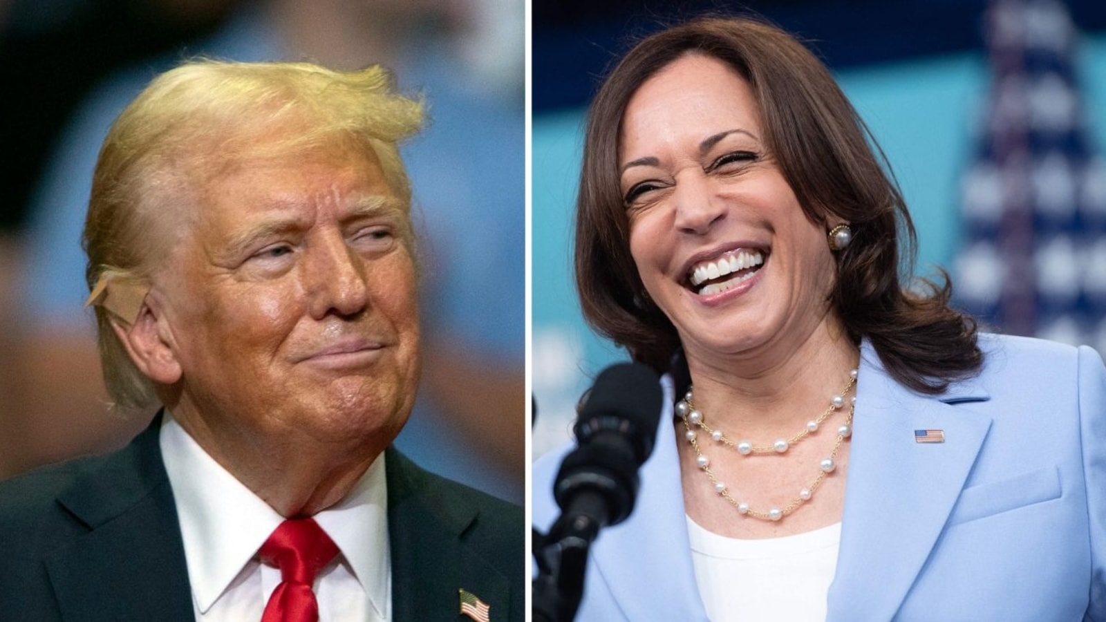 Donald Trump says he is ‘much better looking’ than Kamala Harris, but acknowledges that ‘she’s a very...'