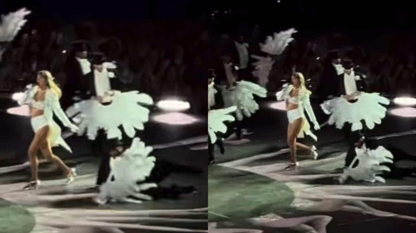 Viral: Taylor Swift’s ‘demure’ dancer, who paired up with Travis Kelce at Wembley, took a tumble mid-concert in London