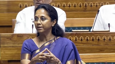 Nationalist Congress Party (Sharad Pawar) MP Supriya Sule. (Sansad TV) Nationalist Congress Party (Sharad Pawar) MP Supriya Sule. (Sansad TV)