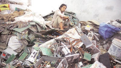 An e-waste facility at Seelampur. (Representational photo/HT Archive) An e-waste facility at Seelampur. (Representational photo/HT Archive)