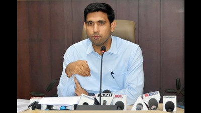Gurugram district election officer and deputy commissioner (DC) Nishant Kumar Yadav. (HT Photo) Gurugram district election officer and deputy commissioner (DC) Nishant Kumar Yadav. (HT Photo)