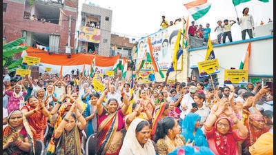 Party officials said that more such campaigns will be introduced in the coming days. (HT photo) Party officials said that more such campaigns will be introduced in the coming days. (HT photo)