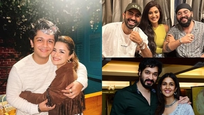 Actors Avneet Kaur (L), Nimrit Kaur Ahluwalia (Top), Harleen Sethi (Bottom) with their siblings Actors Avneet Kaur (L), Nimrit Kaur Ahluwalia (Top), Harleen Sethi (Bottom) with their siblings