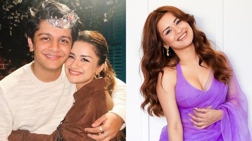 A photo of actor Avneet Kaur with her brother A photo of actor Avneet Kaur with her brother