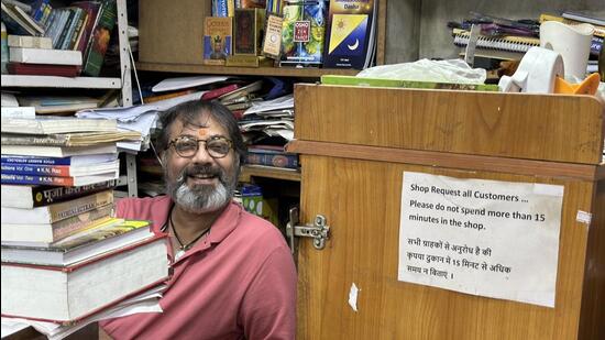 The little-known Lakshmi Book Store in Connaught Place’s Janpath Bhawan specialises in “occult sciences.” (HT Photo)