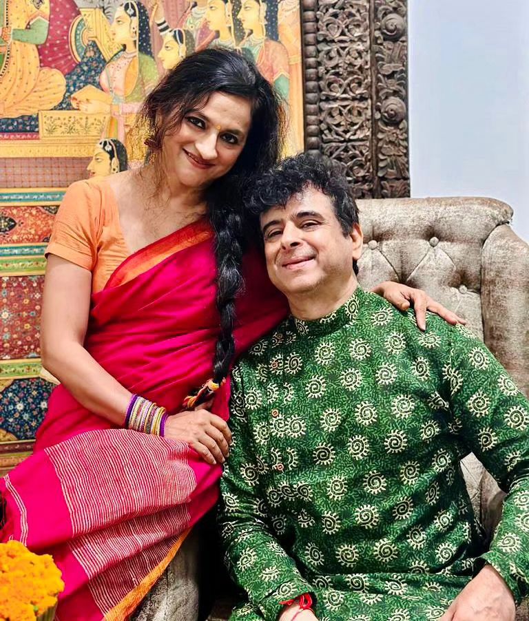 Dr Palash Sen with sister Dahlia Sen Oberoi