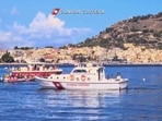 This picture taken from a video released by the Italian Coast Guard on Monday, Aug. 19, 2024, shows the rescue operations in the stretch of Sea near Palermo, Sicily, in southern Italy, where the sailing yacht Bayesian under the UK flag sank early Monday. AP/PTI(AP08_19_2024_000220A)(AP) This picture taken from a video released by the Italian Coast Guard on Monday, Aug. 19, 2024, shows the rescue operations in the stretch of Sea near Palermo, Sicily, in southern Italy, where the sailing yacht Bayesian under the UK flag sank early Monday. AP/PTI(AP08_19_2024_000220A)(AP)