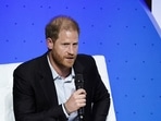 Britain's Prince Harry speaks at the "Responsible Digital Future" Forum at EAN University after being invited by Colombia’s Vice President Francia Marquez, in Bogota, Colombia, August 15, 2024. REUTERS/Nathalia Angarita