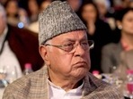 Former Jammu and Kashmir chief minister and NC president Farooq Abdullah. (HT FIle) Former Jammu and Kashmir chief minister and NC president Farooq Abdullah. (HT FIle)