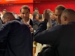Kylian Mbappe met Rafael Nadal after Mallorca vs Real Madrid clash. Kylian Mbappe met Rafael Nadal after Mallorca vs Real Madrid clash.