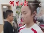 Olympic gymnast Zhou Yaqin won silver at the Paris Olympics.