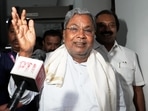 Karnataka chief minister Siddaramaiah and others after a cabinet meeting over governor Thaawarchand Gehlot's decision to grant sanction for prosecution of the CM in the Mysuru Urban Development Authority (MUDA) site allotment 'scam',