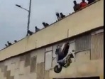 Bengaluru public show outrage on miscreants by tossing scooters from flyover. Watch