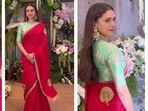 Aditi Rao Hydari wore a saree that had beautiful peacock motifs. 