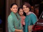 Alia Bhatt and Neetu Kapoor took Raha to Randhir Kapoor's home for Raksha Bandhan. PC: Yogen Shah Alia Bhatt and Neetu Kapoor took Raha to Randhir Kapoor's home for Raksha Bandhan. PC: Yogen Shah