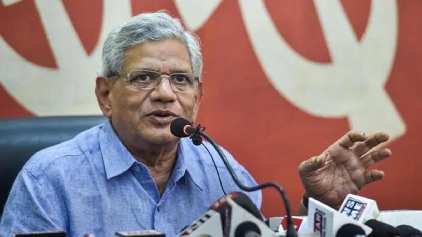 CPM general secretary Sitaram Yechury admitted to AIIMS due to pneumonia | Latest News India