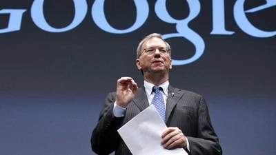 Now former Google Executive Chairman Eric Schmidt speaks at a promotional event for the Nexus 7 tablet in Tokyo. (Reuters/Kim Kyung-Hoon) Now former Google Executive Chairman Eric Schmidt speaks at a promotional event for the Nexus 7 tablet in Tokyo. (Reuters/Kim Kyung-Hoon)