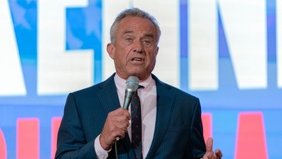 FILE - Independent presidential candidate Robert F. Kennedy Jr. speaks during the Libertarian National Convention at the Washington Hilton in Washington, May 24, 2024. (AP Photo/Jose Luis Magana, File) (AP) FILE - Independent presidential candidate Robert F. Kennedy Jr. speaks during the Libertarian National Convention at the Washington Hilton in Washington, May 24, 2024. (AP Photo/Jose Luis Magana, File) (AP)