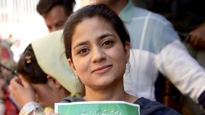 Former J&K CM Mehbooba Mufti’s daughter Iltija (File) Former J&K CM Mehbooba Mufti’s daughter Iltija (File)