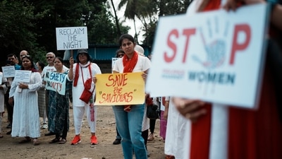 RG Kar doctor's rape-murder: Women protest against the rape and killing of a trainee doctor. (AP file photo)