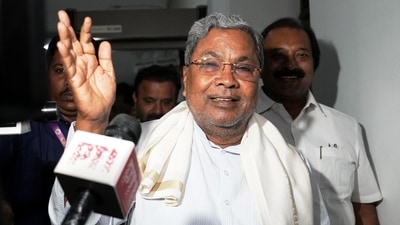 Karnataka chief minister Siddaramaiah and others after a cabinet meeting over governor Thaawarchand Gehlot's decision to grant sanction for prosecution of the CM in the Mysuru Urban Development Authority (MUDA) site allotment 'scam', (PTI) Karnataka chief minister Siddaramaiah and others after a cabinet meeting over governor Thaawarchand Gehlot's decision to grant sanction for prosecution of the CM in the Mysuru Urban Development Authority (MUDA) site allotment 'scam', (PTI)