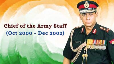Padmanabhan, or Paddy as he was fondly called, served as the army chief during 2000-02. (ADG PI - INDIAN ARMY)