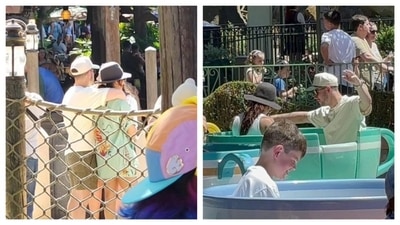 Priyanka Chopra and Nick Jonas took Malti to Disneyland on Sunday. (Pics: Instagram/mandacrysta) Priyanka Chopra and Nick Jonas took Malti to Disneyland on Sunday. (Pics: Instagram/mandacrysta)