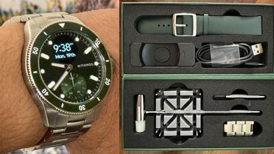 The ScanWatch Nova smartwatch. (Vishal Mathur/ HT Photo) The ScanWatch Nova smartwatch. (Vishal Mathur/ HT Photo)