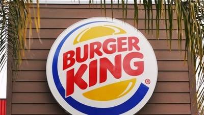 The Burger King logo is displayed at a Burger King fast food restaurant on January 17, 2024 in Burbank, California. (Mario Tama/Getty Images via AFP) The Burger King logo is displayed at a Burger King fast food restaurant on January 17, 2024 in Burbank, California. (Mario Tama/Getty Images via AFP)