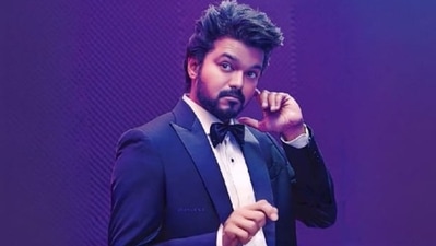 Vijay in a still from Venkat Prabhu's The GOAT. Vijay in a still from Venkat Prabhu's The GOAT.
