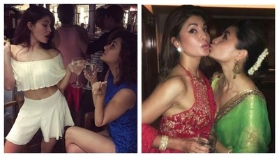 Another celebrity who is friends with many actors is Jacqueline Fernandez. The recent Reddit post titled 'Some candid pictures of actresses hanging out together' included her throwback pictures with Taapsee Pannu and Alia Bhatt from different parties. 