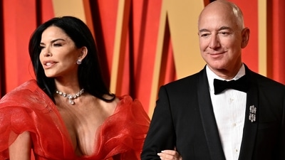 Lauren Sanchez and Jeff Bezos were spotted cruising through the Mediterranean again (Evan Agostini/Invision/AP) Lauren Sanchez and Jeff Bezos were spotted cruising through the Mediterranean again (Evan Agostini/Invision/AP)