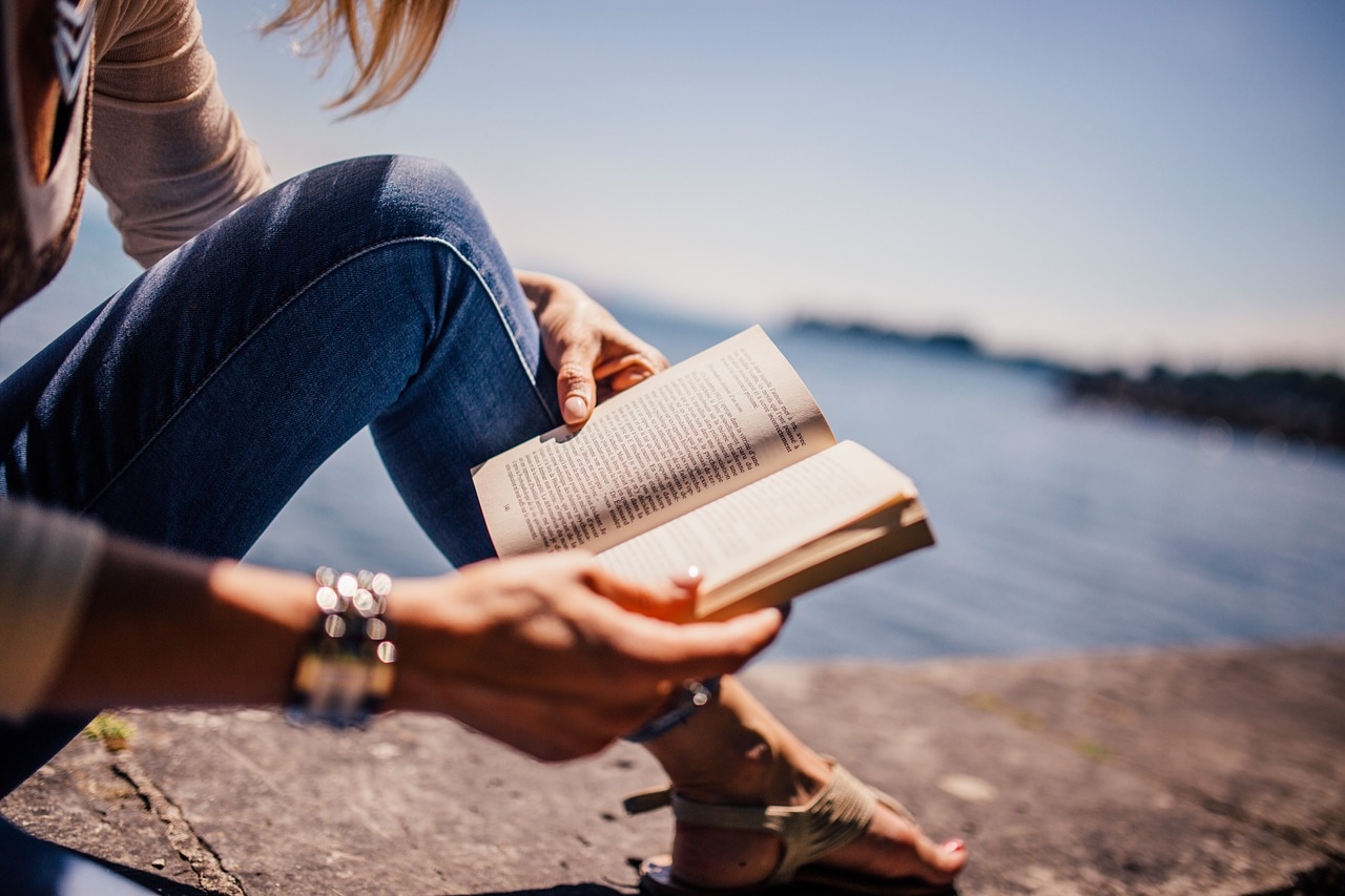 Reading a book helps you connect to yourself better.