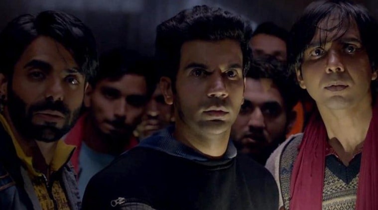 Aparshakti Khurana, Rajkummar Rao, and Abhishek Banerjee in Stree