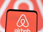 Airbnb logo is seen displayed in this illustration.(Reuters)