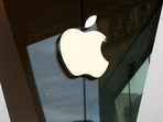An Apple logo adorns the facade of the downtown Brooklyn Apple store in New York.(AP) An Apple logo adorns the facade of the downtown Brooklyn Apple store in New York.(AP)