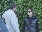 Ben Affleck and Jennifer Garner's awkward Halloween encounter at children's school.(X) Ben Affleck and Jennifer Garner's awkward Halloween encounter at children's school.(X)