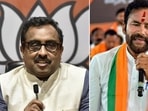 Ram Madhav (left) and G Kishan Reddy will be poll in-charges for the Jammu and Kashmir elections Ram Madhav (left) and G Kishan Reddy will be poll in-charges for the Jammu and Kashmir elections