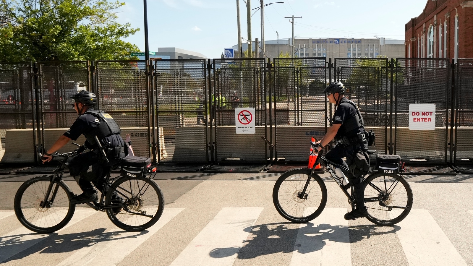 Chicago police reinforce fences after security breach on first day of DNC, 13 arrests