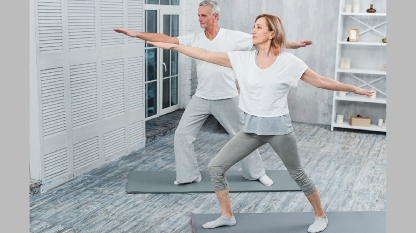 Balancing Yoga poses for your parents to improve coordination and prevent falls