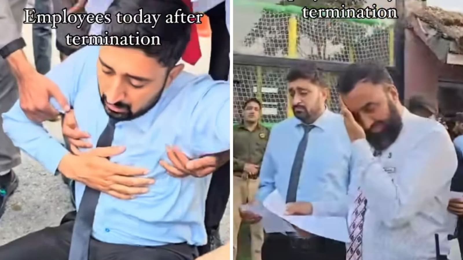 Restaurant workers break down and cry as they receive notice of termination in Pakistan. Video | Trending