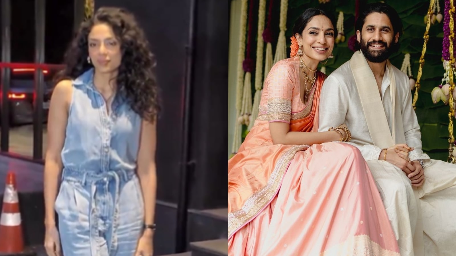 Sobhita Dhulipala goes retro in all-denim jumpsuit for first appearance post-engagement with Naga Chaitanya