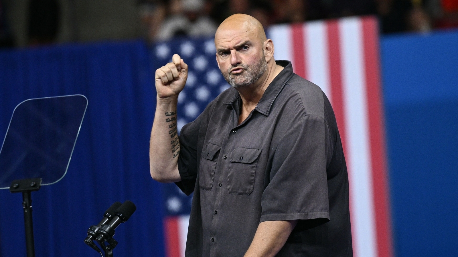 John Fetterman skips the DNC and faces the wrath of his own spokesman when anti-Israel protesters violate…